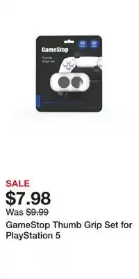 Game Stop GameStop Thumb Grip Set for PlayStation 5 offer