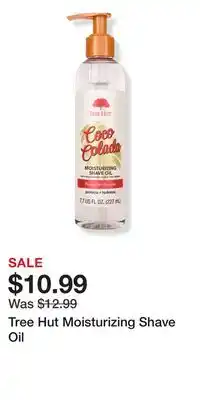 Ulta Beauty Tree Hut Moisturizing Shave Oil offer