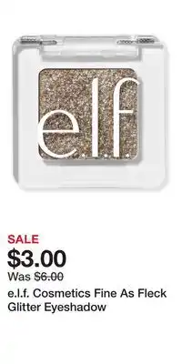 Ulta Beauty e.l.f. Cosmetics Fine As Fleck Glitter Eyeshadow offer
