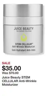 Ulta Beauty Juice Beauty STEM CELLULAR Anti-Wrinkle Moisturizer offer