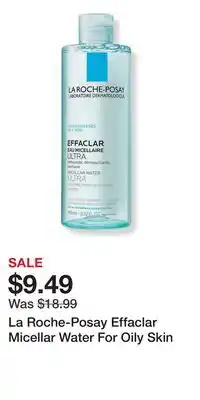 Ulta Beauty La Roche-Posay Effaclar Micellar Water For Oily Skin offer