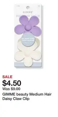 Ulta Beauty GIMME beauty Medium Hair Daisy Claw Clip offer