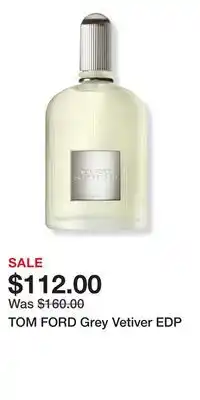 Ulta Beauty TOM FORD Grey Vetiver EDP offer