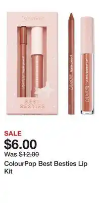 Ulta Beauty ColourPop Best Besties Lip Kit offer