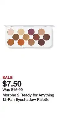 Ulta Beauty Morphe 2 Ready for Anything 12-Pan Eyeshadow Palette offer