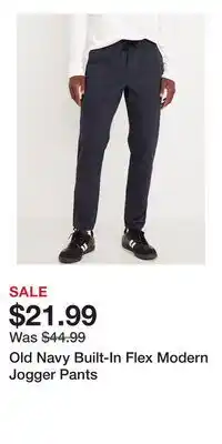 Old Navy Old Navy Built-In Flex Modern Jogger Pants offer