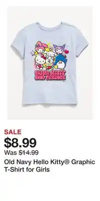 Old Navy Old Navy Hello Kitty Graphic T-Shirt for Girls offer