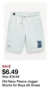 Old Navy Old Navy Fleece Jogger Shorts for Boys (At Knee) offer