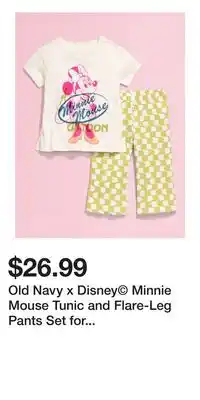 Old Navy Old Navy x Disney Minnie Mouse Tunic and Flare-Leg Pants Set for Toddler Girls offer