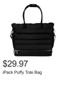 Costco iPack Puffy Tote Bag offer
