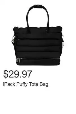 Costco iPack Puffy Tote Bag offer