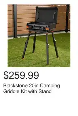 Costco Blackstone 20in Camping Griddle Kit with Stand offer