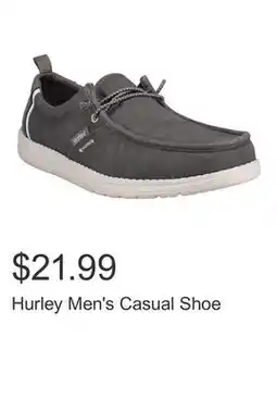 Costco Hurley Men's Casual Shoe offer