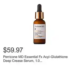 Costco Perricone MD Essential Fx Acyl-Glutathione Deep Crease Serum, 1.0 fl oz offer