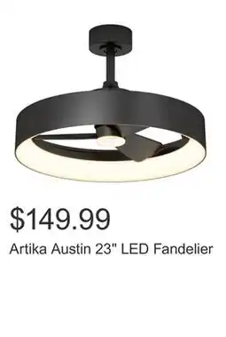 Costco Artika Austin 23 LED Fandelier offer