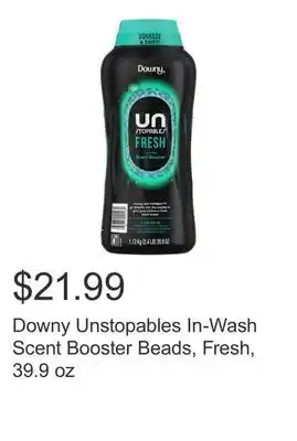 Costco Downy Unstopables In-Wash Scent Booster Beads, Fresh, 39.9 oz offer