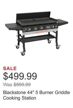 Costco Blackstone 44 5 Burner Griddle Cooking Station offer