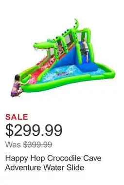 Costco Happy Hop Crocodile Cave Adventure Water Slide offer