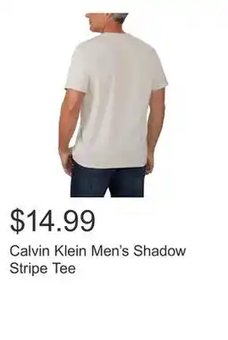 Costco Calvin Klein Men's Shadow Stripe Tee offer