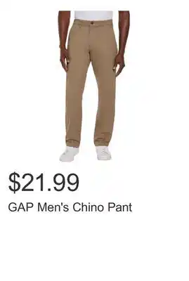 Costco GAP Men's Chino Pant offer