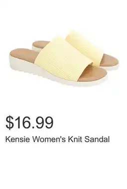 Costco Kensie Women's Knit Sandal offer