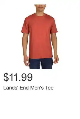 Costco Lands' End Men's Tee offer
