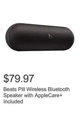 Costco Beats Pill Wireless Bluetooth Speaker with AppleCare+ Included offer