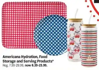 Meijer Americana Hydration, Food Storage and Serving Products offer
