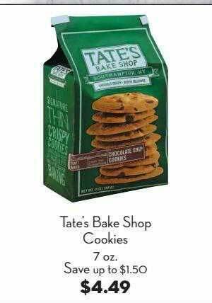 Bristol Farms Tate's Bake Shop Cookies offer