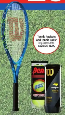 Meijer Tennis Rackets and Tennis Balls offer