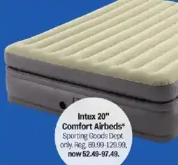 Meijer Intex 20" Comfort Airbeds offer