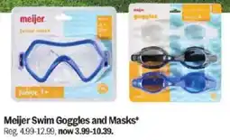 Meijer Meijer Swim Goggles and Masks offer