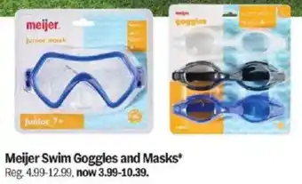 Meijer Meijer Swim Goggles and Masks offer
