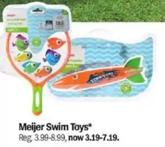 Meijer Meijer Swim Toys offer