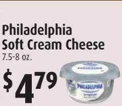 Gristedes Philadelphia Soft Cream Cheese offer