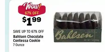 Grocery Outlet Bahlsen Chocolate Contessa Cookie offer