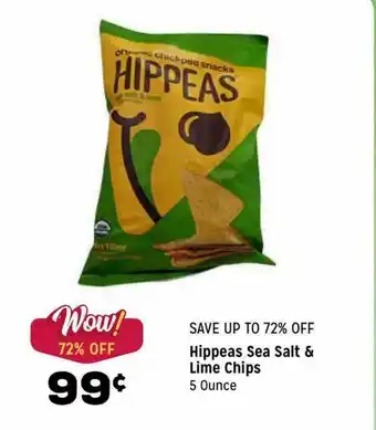 Grocery Outlet Hippeas Sea Salt & Lime Chips offer