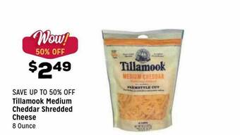 Grocery Outlet Tillamook Medium Cheddar Shredded Cheese offer