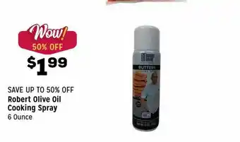 Grocery Outlet Robert Olive Oil Cooking Spray offer