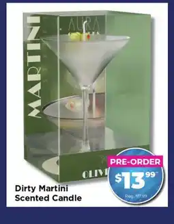 Showcase US Dirty Martini Scented Candle offer