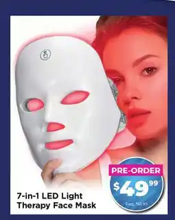 Showcase US 7-in-1 LED Light Therapy Face Mask offer