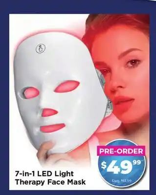 Showcase US 7-in-1 LED Light Therapy Face Mask offer