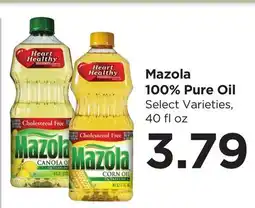 Food 4 Less Mazola 100% Pure Oil offer