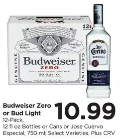 Food 4 Less Budweiser Zero or Bud Light offer