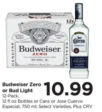 Food 4 Less Budweiser Zero or Bud Light offer
