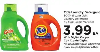 Food 4 Less Tide Laundry Detergent offer