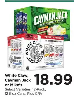 Food 4 Less White Claw, Cayman Jack or Mike's offer