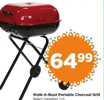 Food 4 Less Walk-A-Bout Portable Charcoal Grill offer