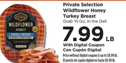 Food 4 Less Private Selection Wildflower Honey Turkey Breast offer