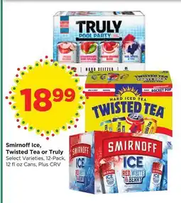 Food 4 Less Smirnoff Ice, Twisted Tea or Truly offer